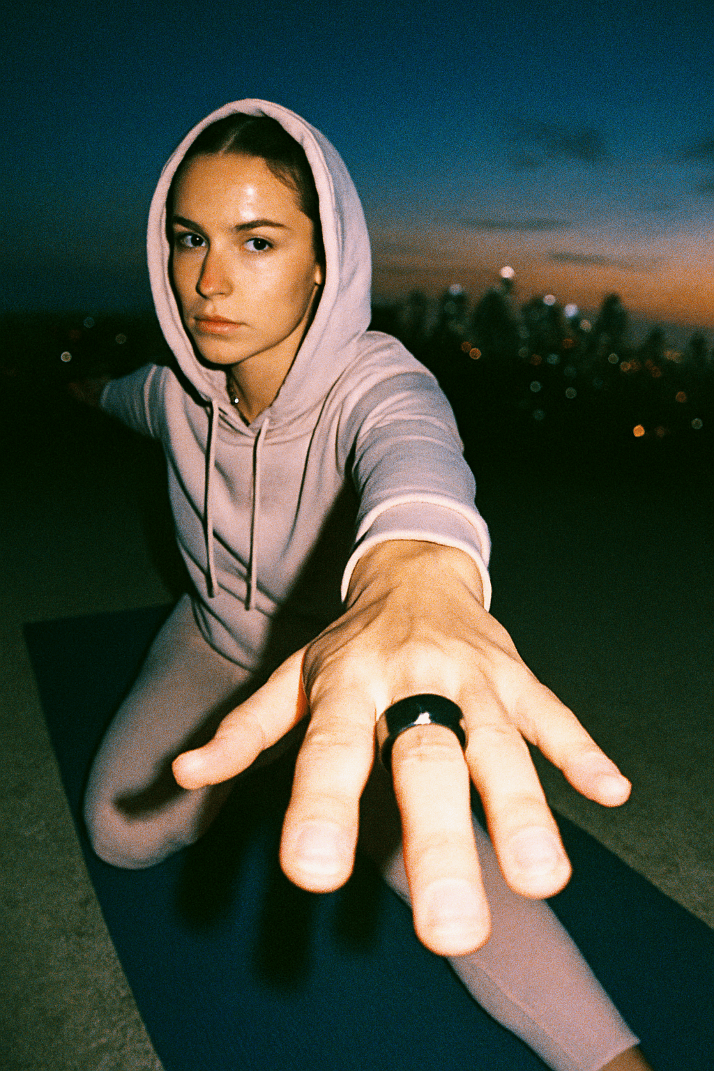 EMS Foot Massager - Electric Massage Mat for Pain Relief and Improved Circulation - Person using EMS Foot Massager for relaxing foot therapy at home.Detailed view of EMS Foot Massager sh